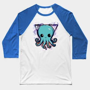 Water: Octopus Baseball T-Shirt